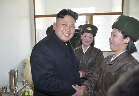 North Korean leader Kim Jong Un supervises a flight drill of the KPA Air and Anti-Air Force Unit 2620, honored with the Title of O Jung Hup- North Korean leader Kim Jong Un supervises a flight drill of the KPA Air and Anti-Air Force Unit 2620, honored with the Title of O Jung Hup-