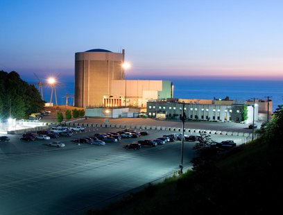 Palisades Nuclear plant on the shore of Lake Michigan Palisades Nuclear plant on the shore of Lake Michigan