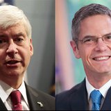 Rick Snyder and Mark Schauer Rick Snyder and Mark Schauer