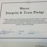 Mayor Integrity and Trust Pledge Mayor Integrity and Trust Pledge