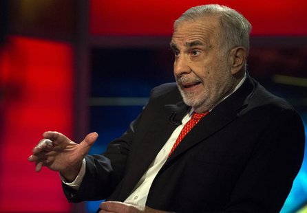 Billionaire activist-investor Carl Icahn gives an interview on FOX Business Network's Neil Cavuto show in New York February 11, 2014. REUTER Billionaire activist-investor Carl Icahn gives an interview on FOX Business Network's Neil Cavuto show in New York February 11, 2014. REUTER
