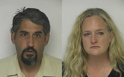 Steven and Christine Oswald (Photo from: Kewaunee County Jail). Steven and Christine Oswald (Photo from: Kewaunee County Jail).