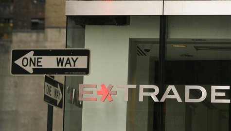 A sign is seen outside the E*Trade offices in New York November 12, 2007. REUTERS/Lucas Jackson A sign is seen outside the E*Trade offices in New York November 12, 2007. REUTERS/Lucas Jackson