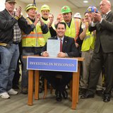 Governor Walker signs highway funding bill Governor Walker signs highway funding bill
