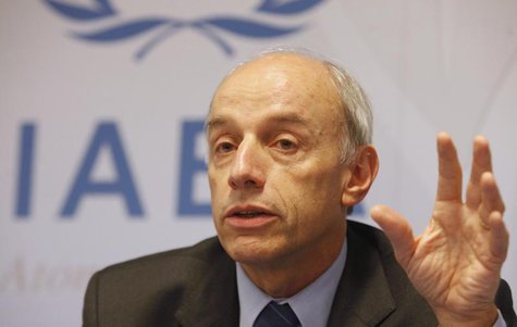 International Atomic Energy Agency's (IAEA) Deputy Director General Denis Flory briefs the media at the United Nations headquarters in Vienn International Atomic Energy Agency's (IAEA) Deputy Director General Denis Flory briefs the media at the United Nations headquarters in Vienn