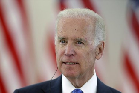 U.S. Vice President Joe Biden listens during a news conference in Vilnius March 19, 2014. REUTERS/Ints Kalnins U.S. Vice President Joe Biden listens during a news conference in Vilnius March 19, 2014. REUTERS/Ints Kalnins