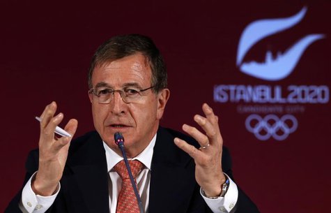 Gilbert Felli, International Olympic Committee (IOC) Executive Director for the Olympic Games, speaks during a news conference in Istanbul M Gilbert Felli, International Olympic Committee (IOC) Executive Director for the Olympic Games, speaks during a news conference in Istanbul M