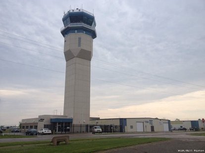 The air traffic control tower at Wittman Regional Airport in Oshkosh, June 4, 2013. (Photo from: FOX 11). The air traffic control tower at Wittman Regional Airport in Oshkosh, June 4, 2013. (Photo from: FOX 11).