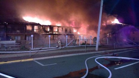 Firefighters battle flames in the early morning at a Jersey Shore motel in this March 21, 2014 handout photo. CREDIT: REUTERS/OFFICE OF THE OCEAN COUNTY PROSECUTOR/HANDOUT VIA REUTERS Firefighters battle flames in the early morning at a Jersey Shore motel in this March 21, 2014 handout photo. CREDIT: REUTERS/OFFICE OF THE OCEAN COUNTY PROSECUTOR/HANDOUT VIA REUTERS