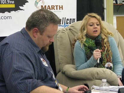 WDEZ's Bryan Scott and Vanessa Ryan at 2014 Country Cares for St. Jude's.
WDEZ's Bryan Scott and Vanessa Ryan at 2014 Country Cares for St. Jude's.