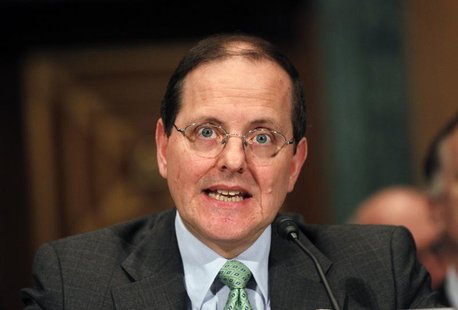 Edward DeMarco, the regulator of Fannie Mae and Freddie Mac, testifies before the Senate Banking Committee hearing on oversight of the Feder Edward DeMarco, the regulator of Fannie Mae and Freddie Mac, testifies before the Senate Banking Committee hearing on oversight of the Feder