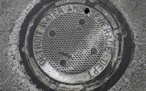A City of Detroit Water and Sewerage man-hole cover is seen along Jefferson Avenue in the Delray neighborhood of Detroit, Michigan December A City of Detroit Water and Sewerage man-hole cover is seen along Jefferson Avenue in the Delray neighborhood of Detroit, Michigan December