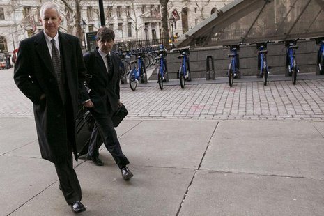 Dish Network Chairman Charlie Ergen (L) arrives at the U.S. Bankruptcy Court in Manhattan in New York January 13, 2014. REUTERS/Brendan McDe Dish Network Chairman Charlie Ergen (L) arrives at the U.S. Bankruptcy Court in Manhattan in New York January 13, 2014. REUTERS/Brendan McDe