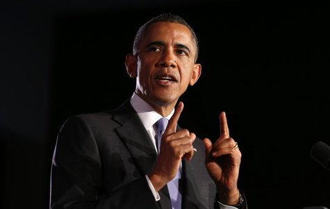 U.S. President Barack Obama speaks about expanding economic opportunity for women and working families, during a visit to Valencia College i U.S. President Barack Obama speaks about expanding economic opportunity for women and working families, during a visit to Valencia College i