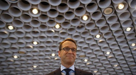 Jens Weidmann, President of Germany's federal reserve bank Bundesbank arrives for the bank's annual news conference in Frankfurt, March 13 2 Jens Weidmann, President of Germany's federal reserve bank Bundesbank arrives for the bank's annual news conference in Frankfurt, March 13 2