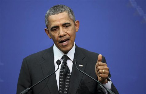 U.S. President Barack Obama gestures as he speaks during the closing news conference of the Nuclear Security Summit in The Hague March 25, 2 U.S. President Barack Obama gestures as he speaks during the closing news conference of the Nuclear Security Summit in The Hague March 25, 2