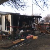 Wahpeton mobile home fire Wahpeton mobile home fire