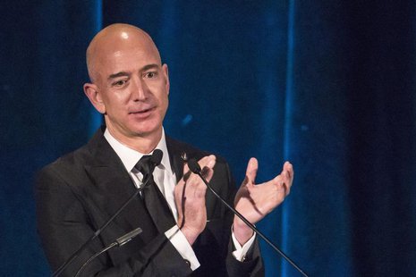 Amazon CEO and Chairman Jeff Bezos receives the Citation of Merit on behalf of the Apollo F-1 Search and Recovery Team at the 110th Explorer Amazon CEO and Chairman Jeff Bezos receives the Citation of Merit on behalf of the Apollo F-1 Search and Recovery Team at the 110th Explorer