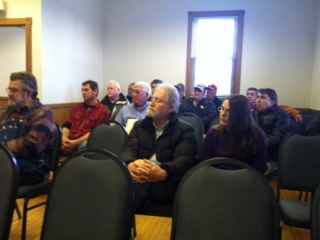 Twenty-five people attend public hearing Twenty-five people attend public hearing