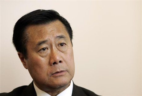 California State Senator Leland Yee (D-San Francisco) talks in his office about the state's budget impasse in San Francisco, California in t California State Senator Leland Yee (D-San Francisco) talks in his office about the state's budget impasse in San Francisco, California in t