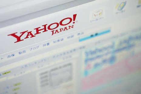 A website of Yahoo Japan Corp is seen on a computer screen in Tokyo August 19, 2009. REUTERS/Stringer A website of Yahoo Japan Corp is seen on a computer screen in Tokyo August 19, 2009. REUTERS/Stringer