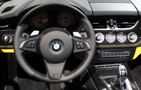 The dashboard of a BMW Z4 sDrive35is car is displayed on media day at the Paris Mondial de l'Automobile October 1, 2010. REUTERS/Jacky Naege The dashboard of a BMW Z4 sDrive35is car is displayed on media day at the Paris Mondial de l'Automobile October 1, 2010. REUTERS/Jacky Naege