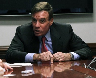 U.S. Senator Mark Warner speaks during an interview with Reuters in Washington, November 20, 2012. REUTERS/Stelios Varias U.S. Senator Mark Warner speaks during an interview with Reuters in Washington, November 20, 2012. REUTERS/Stelios Varias