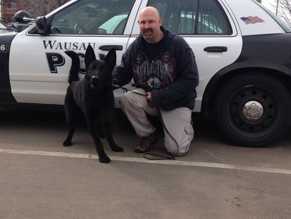 Wausau Police K9 Santo and Officer Shawn Fritsch Wausau Police K9 Santo and Officer Shawn Fritsch