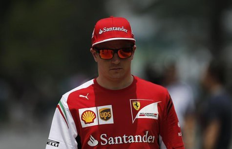 Ferrari Formula One driver Kimi Raikkonen of Finland walks at Sepang International Circuit outside Kuala Lumpur after the first practice ses Ferrari Formula One driver Kimi Raikkonen of Finland walks at Sepang International Circuit outside Kuala Lumpur after the first practice ses