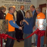 Frederic Ozanam Transitional Shelter ribbon cutting ceremony 3/27/14 in Marshfield, WI. Photo: Terry Pezl-WSAU
Frederic Ozanam Transitional Shelter ribbon cutting ceremony 3/27/14 in Marshfield, WI. Photo: Terry Pezl-WSAU