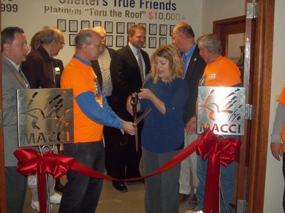 Frederic Ozanam Transitional Shelter ribbon cutting ceremony 3/27/14 in Marshfield, WI. Photo: Terry Pezl-WSAU
Frederic Ozanam Transitional Shelter ribbon cutting ceremony 3/27/14 in Marshfield, WI. Photo: Terry Pezl-WSAU