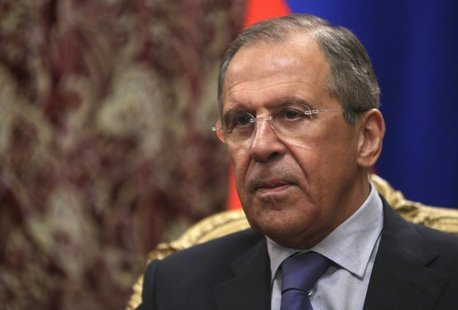 Russian Foreign Minister Sergei Lavrov attends a meeting with his Cypriot counterpart Ioannis Kasoulides in Moscow March 28, 2014. REUTERS/S Russian Foreign Minister Sergei Lavrov attends a meeting with his Cypriot counterpart Ioannis Kasoulides in Moscow March 28, 2014. REUTERS/S