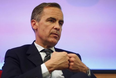 Bank of England Governor Mark Carney speaks to the audience after his public speech on "One Mission. One Bank. REUTERS/Sang Tan/Pool Bank of England Governor Mark Carney speaks to the audience after his public speech on "One Mission. One Bank. REUTERS/Sang Tan/Pool
