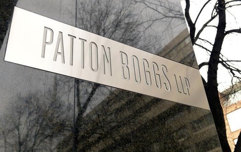 A general view of the front entrance for law firm Patton Boggs LLC, in Washington, March 4, 2014. REUTERS/Mike Theiler A general view of the front entrance for law firm Patton Boggs LLC, in Washington, March 4, 2014. REUTERS/Mike Theiler