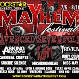 Image courtesy of RockstarMayhemFest.com (via ABC News Radio) Image courtesy of RockstarMayhemFest.com (via ABC News Radio)