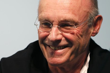 German artist Anselm Kiefer attends a news conference to present his exhibition 'Morgenthau Plan' at the Gagosian Gallery in Le Bourget near German artist Anselm Kiefer attends a news conference to present his exhibition 'Morgenthau Plan' at the Gagosian Gallery in Le Bourget near