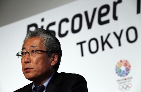 Japan Olympic Committee President Tsunekazu Takeda speaks during a news conference in support of the Tokyo 2020 summer Olympics candidacy in Japan Olympic Committee President Tsunekazu Takeda speaks during a news conference in support of the Tokyo 2020 summer Olympics candidacy in