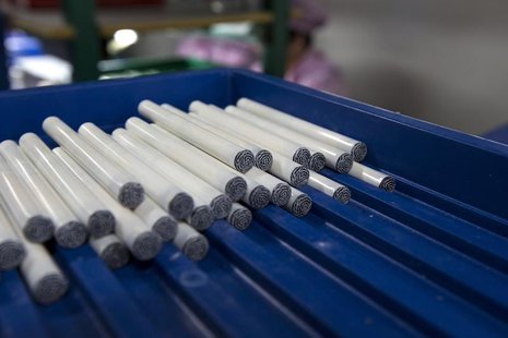 Electronic cigarettes are pictured at a production line in a factory in Shenzhen, southern Chinese province of Guangdong January 15, 2014. R Electronic cigarettes are pictured at a production line in a factory in Shenzhen, southern Chinese province of Guangdong January 15, 2014. R