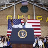 U.S. President Barack Obama addresses students at the University of Michigan in Ann Arbor, Michigan, April 2, 2014. REUTERS/Larry Downing U.S. President Barack Obama addresses students at the University of Michigan in Ann Arbor, Michigan, April 2, 2014. REUTERS/Larry Downing