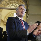 House Majority Whip Kevin McCarthy walks into a meeting with the House Republican Conference on Capitol Hill in Washington, March 13, 2013. House Majority Whip Kevin McCarthy walks into a meeting with the House Republican Conference on Capitol Hill in Washington, March 13, 2013.