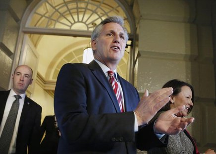House Majority Whip Kevin McCarthy walks into a meeting with the House Republican Conference on Capitol Hill in Washington, March 13, 2013. House Majority Whip Kevin McCarthy walks into a meeting with the House Republican Conference on Capitol Hill in Washington, March 13, 2013.