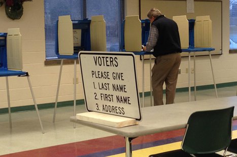 A voter casts a ballot during an election at the De Pere Community Center. (Photo from: FOX 11). A voter casts a ballot during an election at the De Pere Community Center. (Photo from: FOX 11).