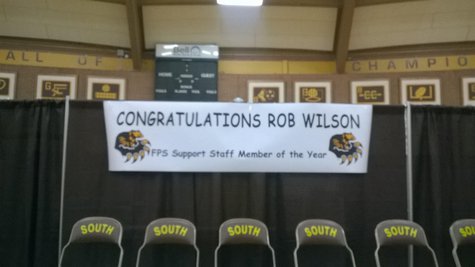 Rob Wilson receives first ever Fargo Public School District "Support Staff of the Year" award Rob Wilson receives first ever Fargo Public School District "Support Staff of the Year" award