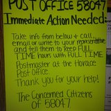 Save Horace Post Office poster Save Horace Post Office poster