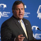 New Jersey Governor Chris Christie speaks during the Republican Jewish Coalition Spring Leadership Meeting at the Venetian Resort in Las Veg New Jersey Governor Chris Christie speaks during the Republican Jewish Coalition Spring Leadership Meeting at the Venetian Resort in Las Veg
