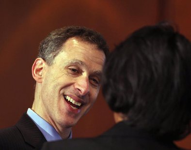 Federal Reserve Governor Jeremy Stein speaks to a guest before he delivers welcoming remarks at the Federal Reserve Conference: Crowfunding Federal Reserve Governor Jeremy Stein speaks to a guest before he delivers welcoming remarks at the Federal Reserve Conference: Crowfunding
