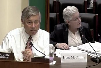 Congressman Upton questions the EPA director on their plans for the Allied Paper dump clean-up. Congressman Upton questions the EPA director on their plans for the Allied Paper dump clean-up.