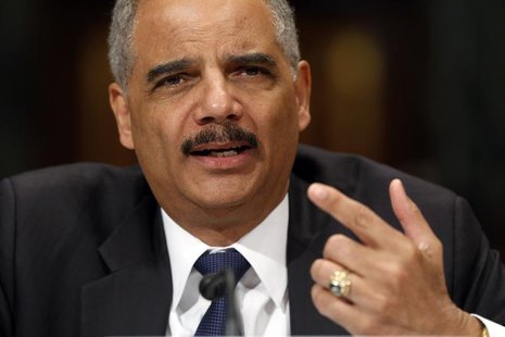 U.S. Attorney General Eric Holder testifies about his FY2015 budget request at a Senate Appropriations Committee hearing on Capitol Hill in U.S. Attorney General Eric Holder testifies about his FY2015 budget request at a Senate Appropriations Committee hearing on Capitol Hill in