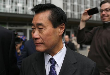 Suspended California State Senator Leland Yee departs the U.S. courthouse following a hearing in San Francisco, California March 31, 2014. R Suspended California State Senator Leland Yee departs the U.S. courthouse following a hearing in San Francisco, California March 31, 2014. R