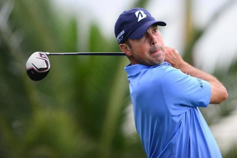 Matt Kuchar tees off from the 6th tee during the first round of the WGC - Cadillac Championship golf tournament at TPC Blue Monster at Trump Matt Kuchar tees off from the 6th tee during the first round of the WGC - Cadillac Championship golf tournament at TPC Blue Monster at Trump
